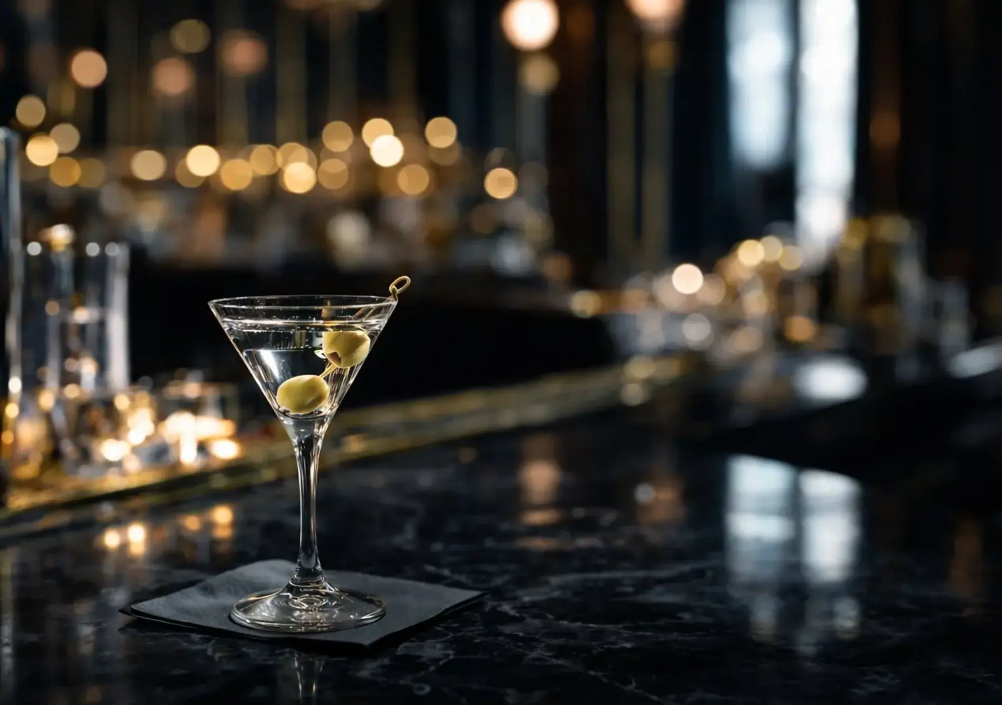 Bar élégant hôtel de luxe Genève